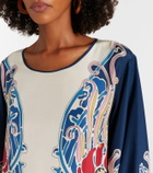 La DoubleJ Vesta printed silk maxi dress