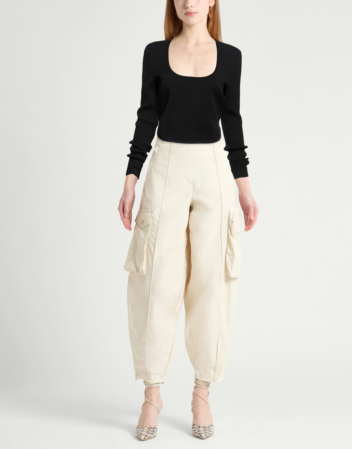 Magda Butrym Womens Sweater in Black