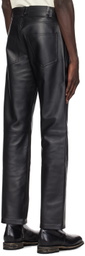 CMMN SWDN Black Joe Leather Pants