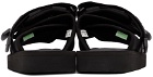 Suicoke Black MOTO-CAB Sandals