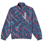 By Parra Men's Track Flow Track Jacket in Navy Blue