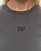 Daily Paper Unit Emb Fitted Tee Grey Shortsleeves