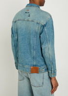 AN-Y1 Star Panelled Stretch-denim Jacket - One Size