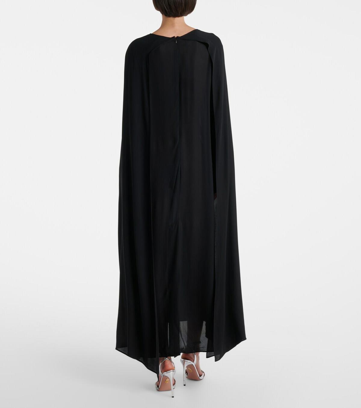 Plan C Georgette midi dress