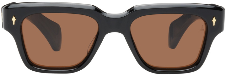 Photo: JACQUES MARIE MAGE Black Fellini Sunglasses