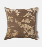 The House of Lyria Cotognastro cotton and linen-blend cushion