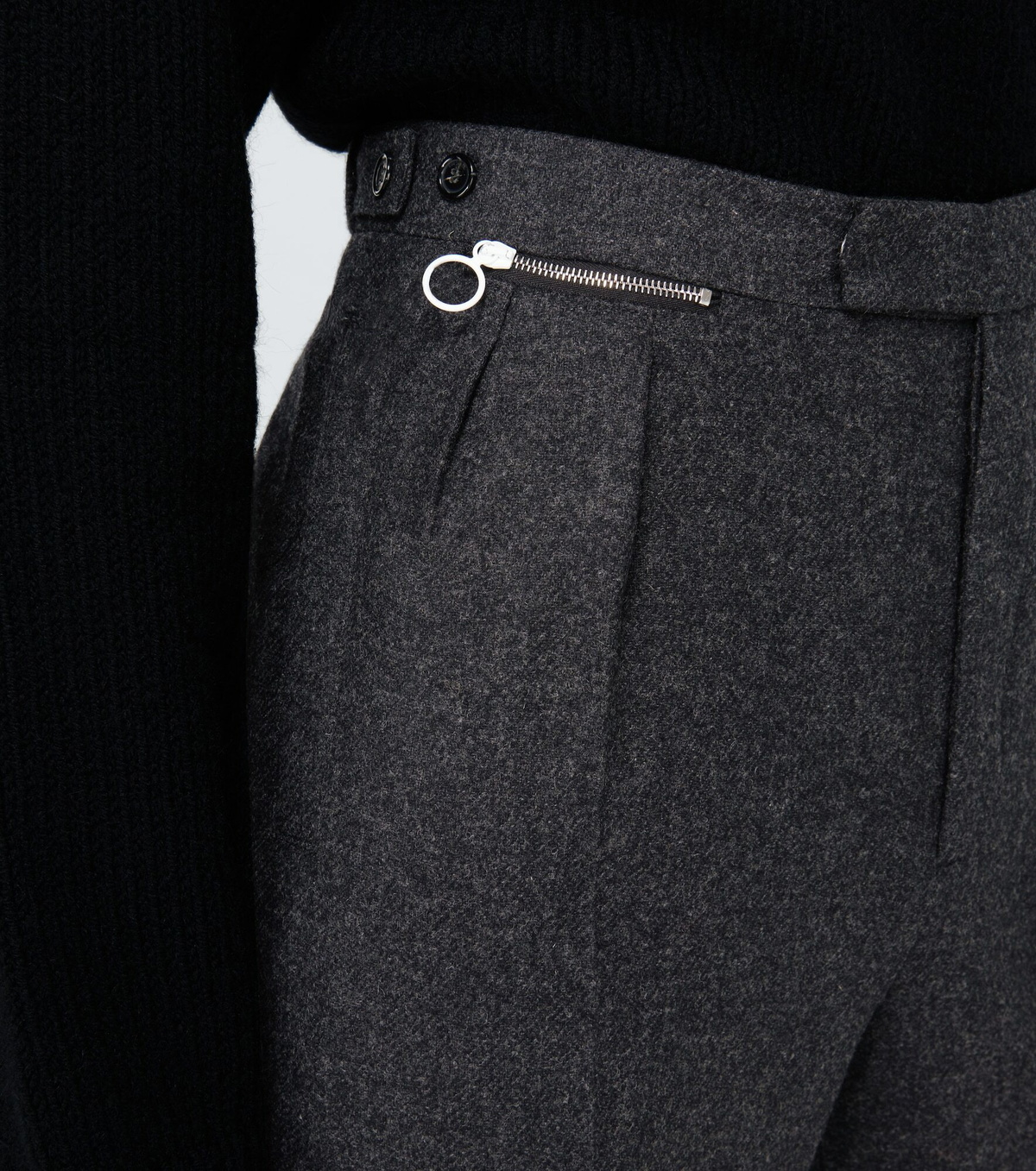 Raf Simons - Wide-fit pants with ankle zippers