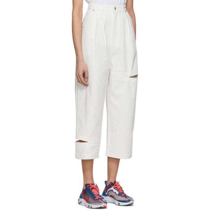 Perks and Mini SSENSE Exclusive White Bri Bri Jeans