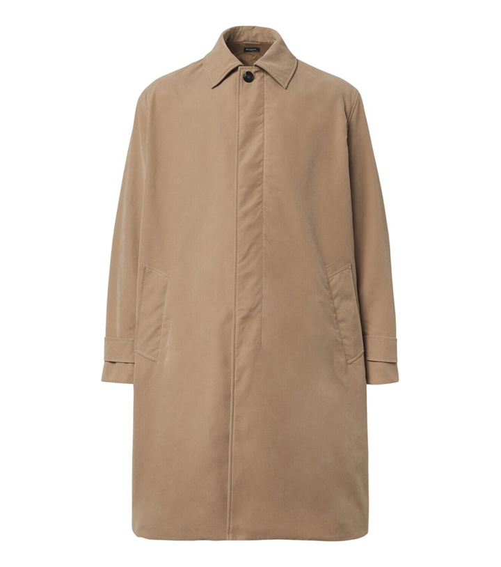 Photo: Kiton Technical trench coat