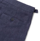 Orlebar Brown - Norwich Slim-Fit Linen Shorts - Blue