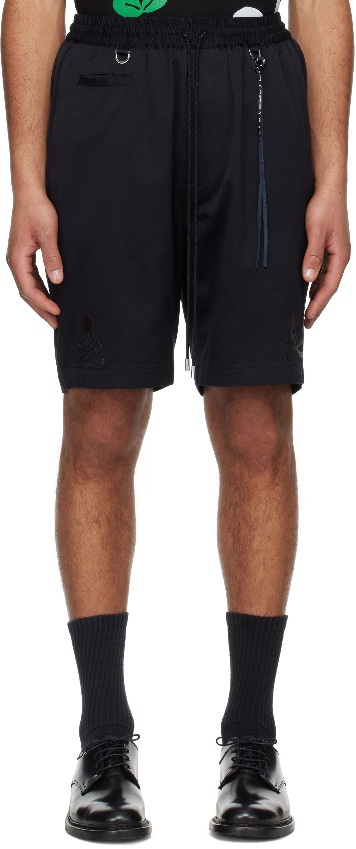 Mastermind Japan Men's x Alpha Cargo Short in Black