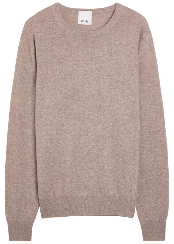 Photo: Allude Cashmere Jumper Taupe