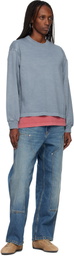 Carhartt Work In Progress Blue Long Sleeve Torion T-shirt