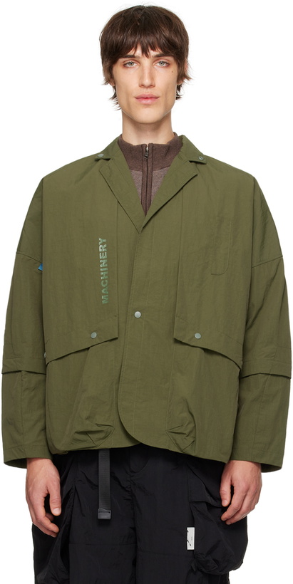 Photo: Archival Reinvent Green WIND AND SEA Edition Suit Jacket
