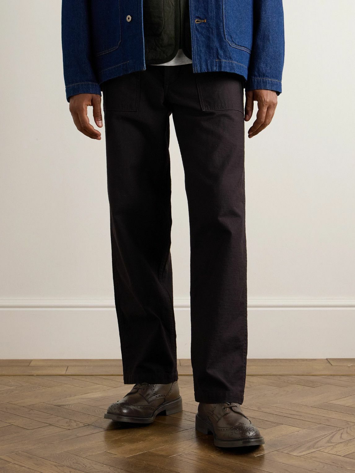 Tricker's - Stow in Dark Leather Boots - Brown
