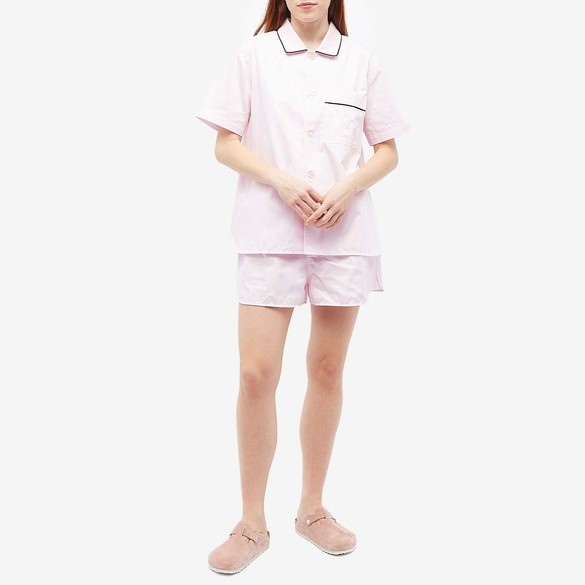 HAY Women's Outline Short Pyjama Shirt in Soft Pink