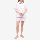 HAY Women's Outline Short Pyjama Shirt in Soft Pink