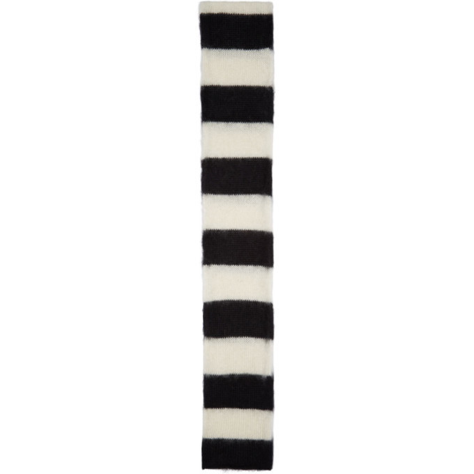 Photo: Isabel Benenato Black and White Mohair Scarf
