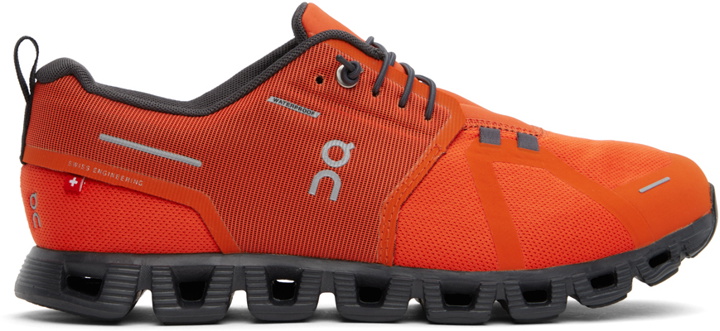 Photo: On Orange Cloud 5 Waterproof Sneakers