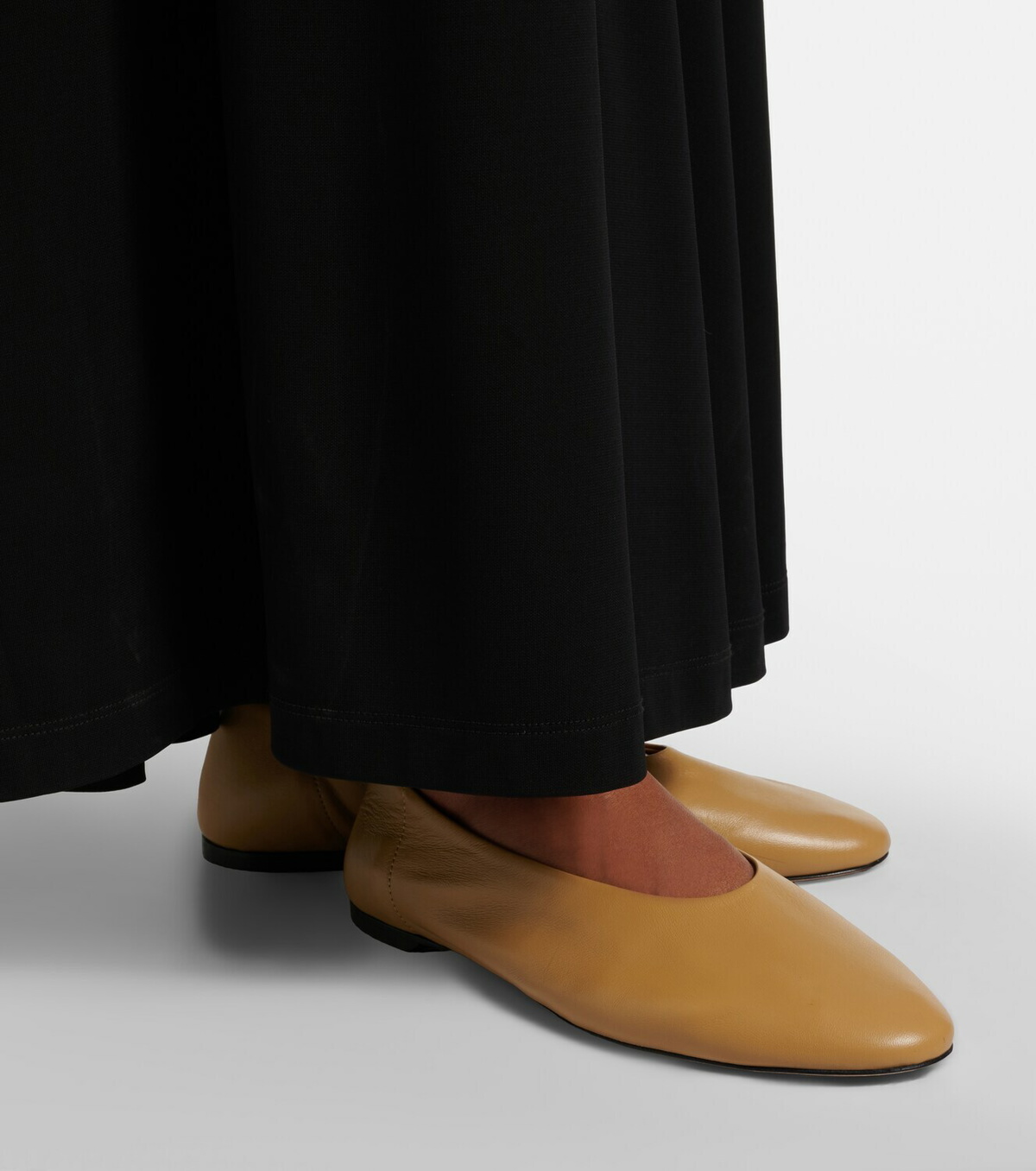 Toteme Leather ballet flats