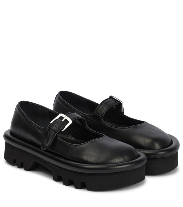 Photo: JW Anderson - Bumper-Tube leather loafers