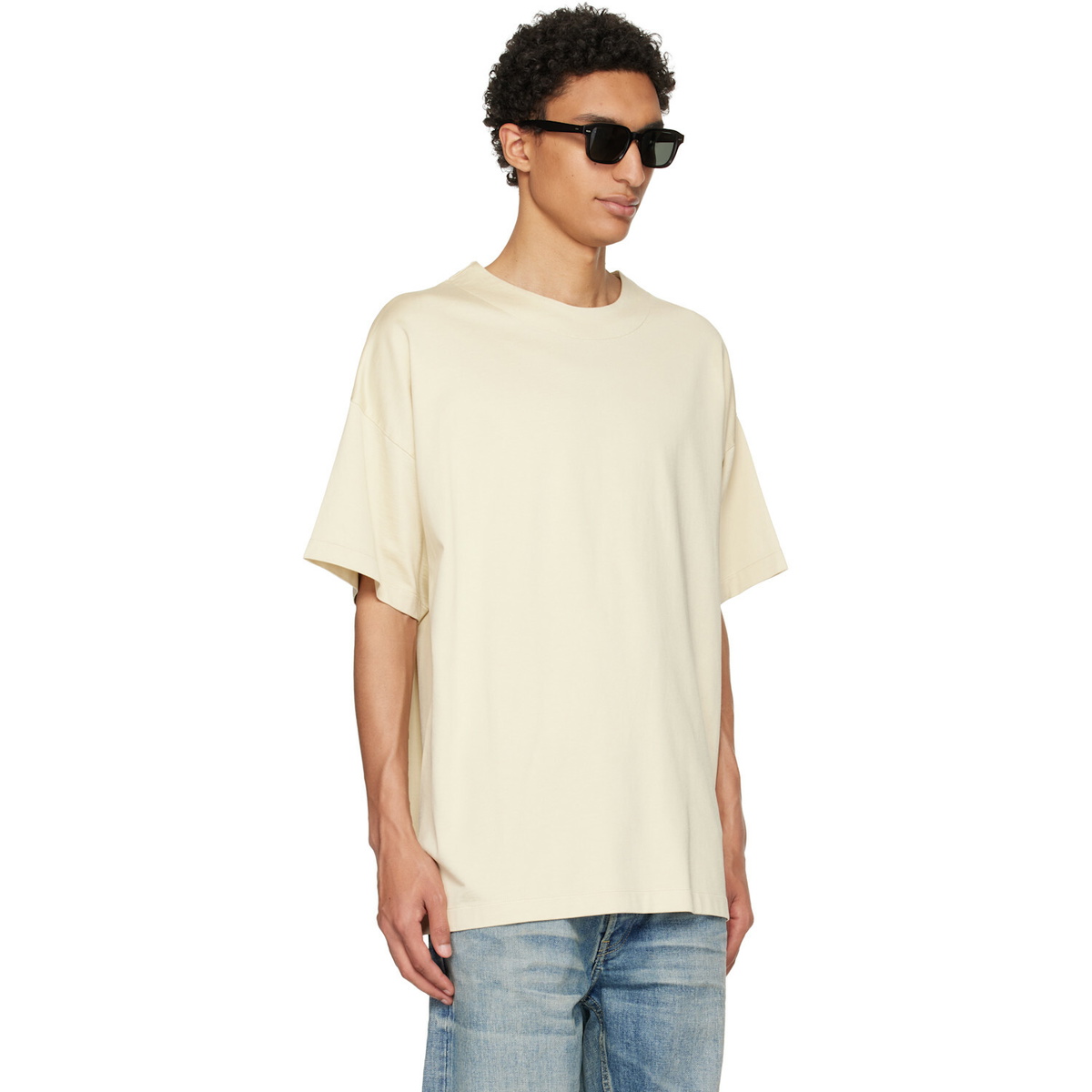Fear of God Off-White Cotton Rayon T-shirt