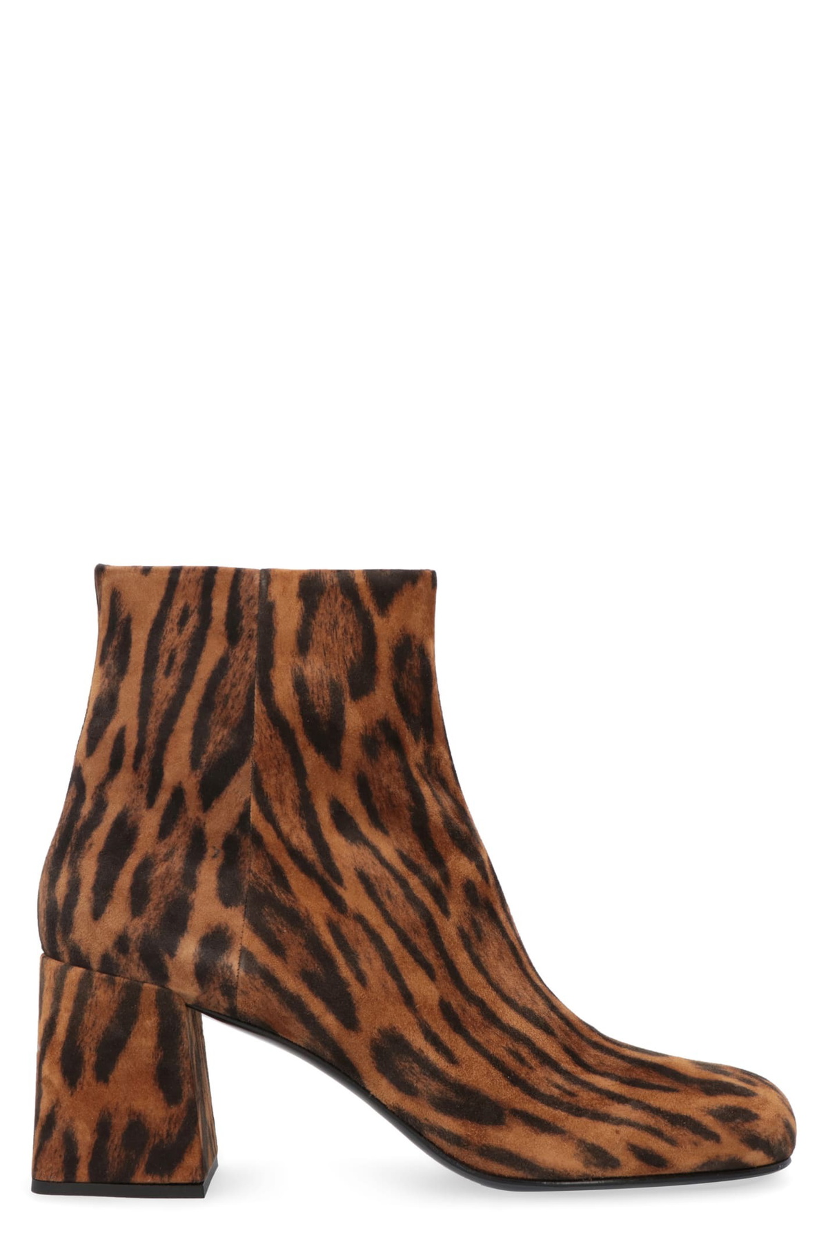 ミドルブーツ MIU MIU  Suede boots with laterali straps Miu Miu Suede Boots With Laterali Straps In Beige - 50% Off