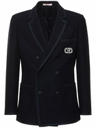 VALENTINO - Double Breast Tweed Jacket