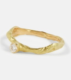Elhanati - Ines 18kt gold ring with diamond