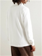 Loro Piana - Cotton-Piqué Polo Shirt - White