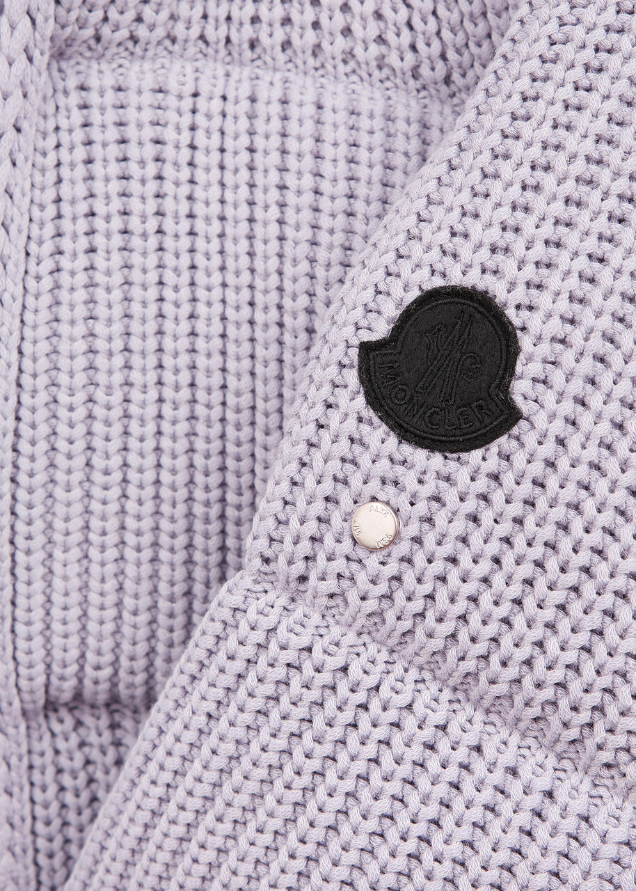 MONCLER×1017 ALYX 9SM モンクレール×アリクス　薄めパープル Moncler Women's Extra Small Lilac 6 Moncler 1017 Alyx 9SM Knitted