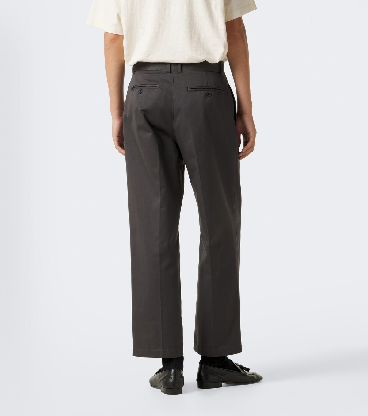 The Row Nesper pleated straight pants
