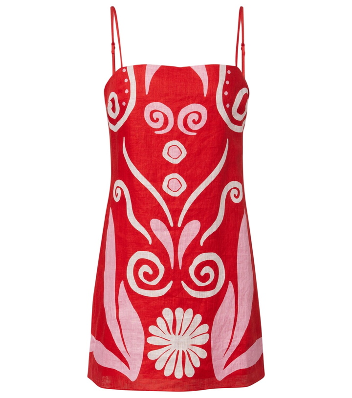 Photo: Cala de la Cruz Ancona printed linen minidress