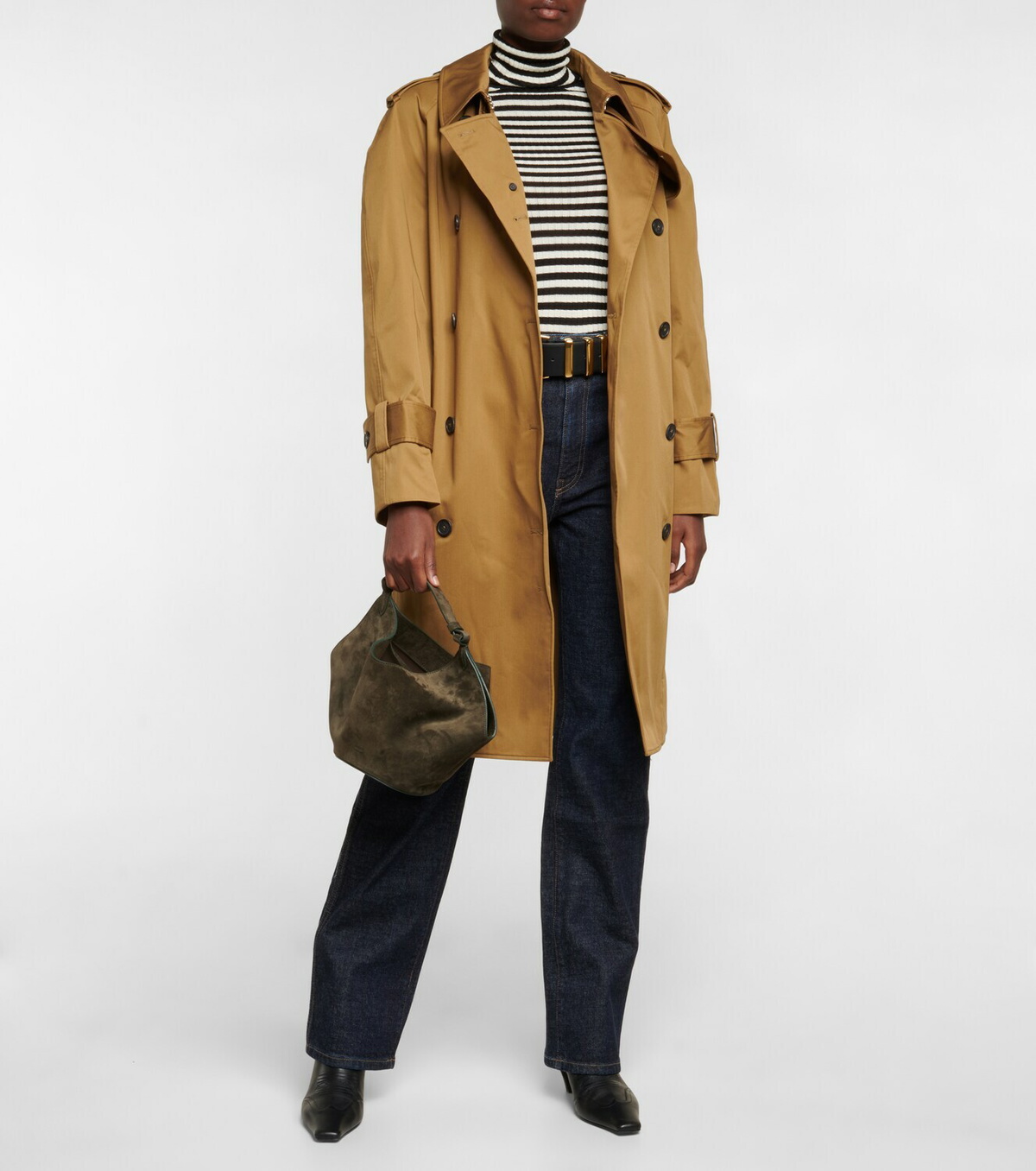 Khaite Spellman cotton trench coat Khaite