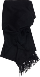 Bless Black Draps Long Cashmere
