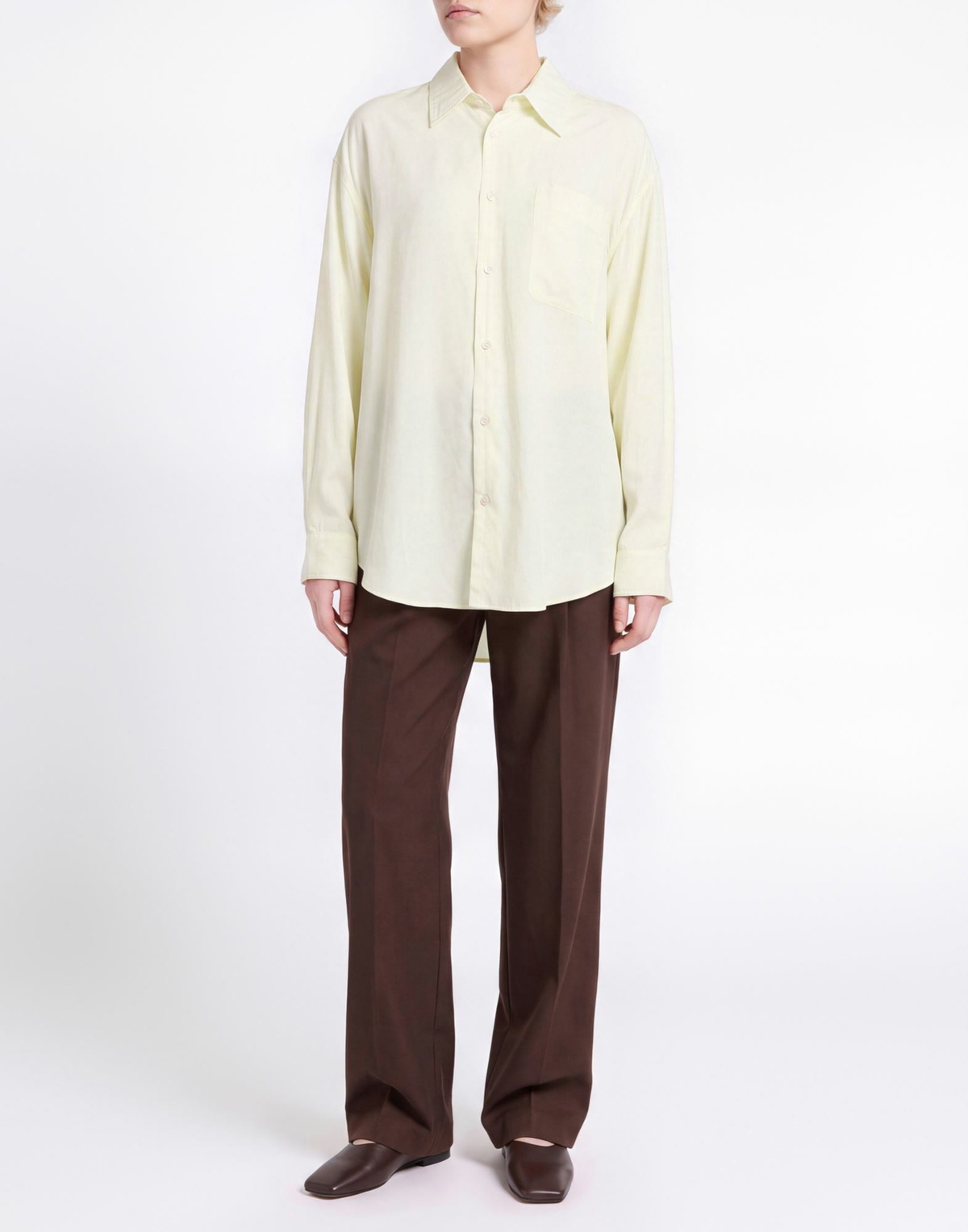 Lemaire Womens Shirt in Off white