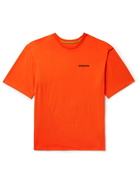 Patagonia - P-6 Mission Printed Organic Cotton-Jersey T-Shirt - Orange
