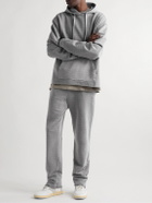 John Elliott - Straight-Leg Cotton-Blend Jacquard Sweatpants - Gray