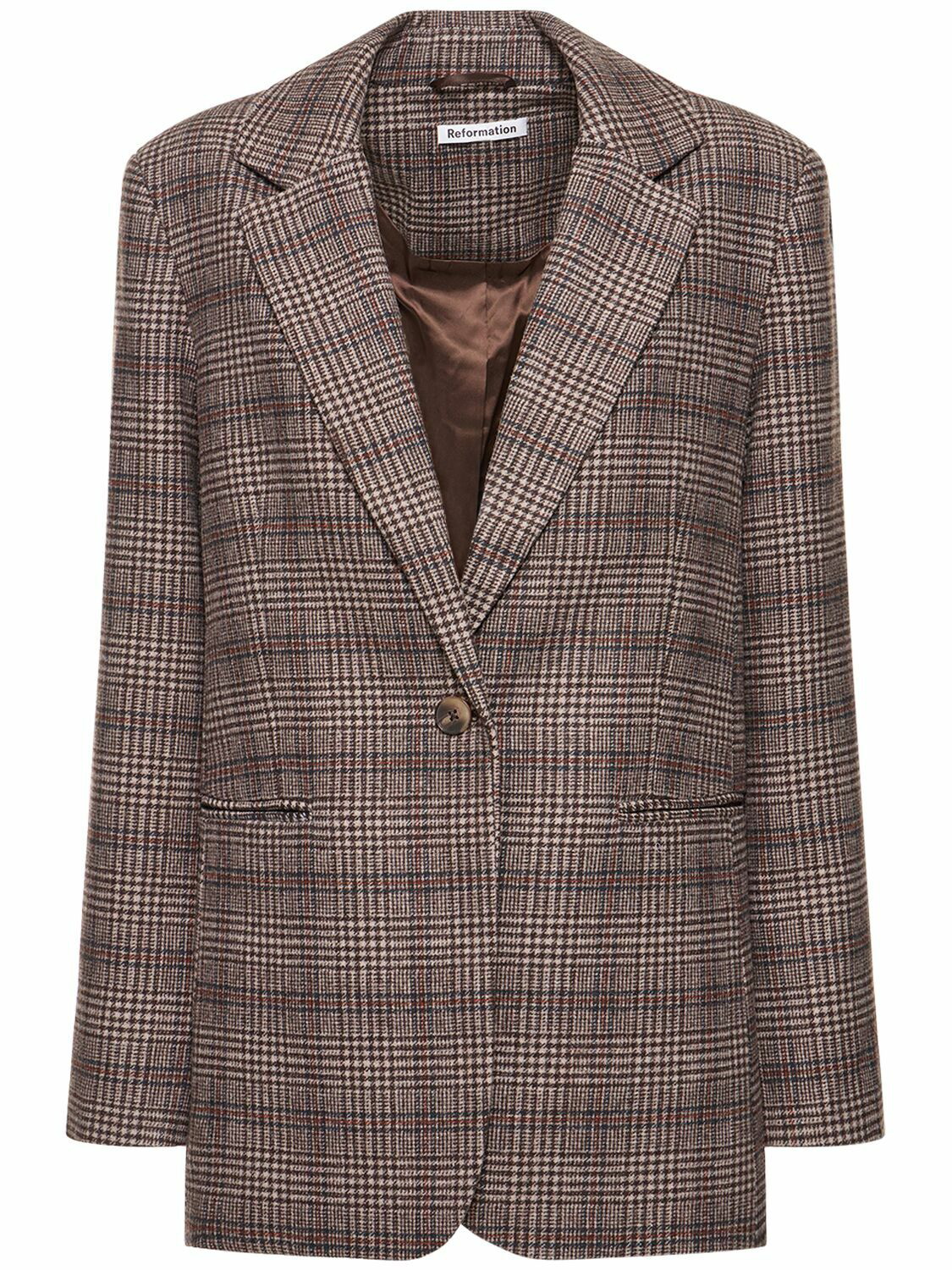 Photo: REFORMATION - The Classic Relaxed Wool Blend Blazer