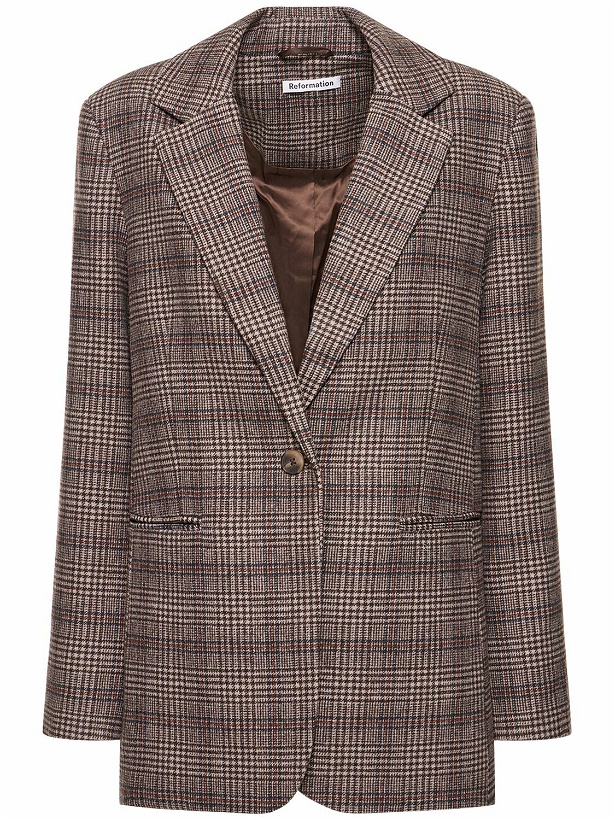 Photo: REFORMATION - The Classic Relaxed Wool Blend Blazer