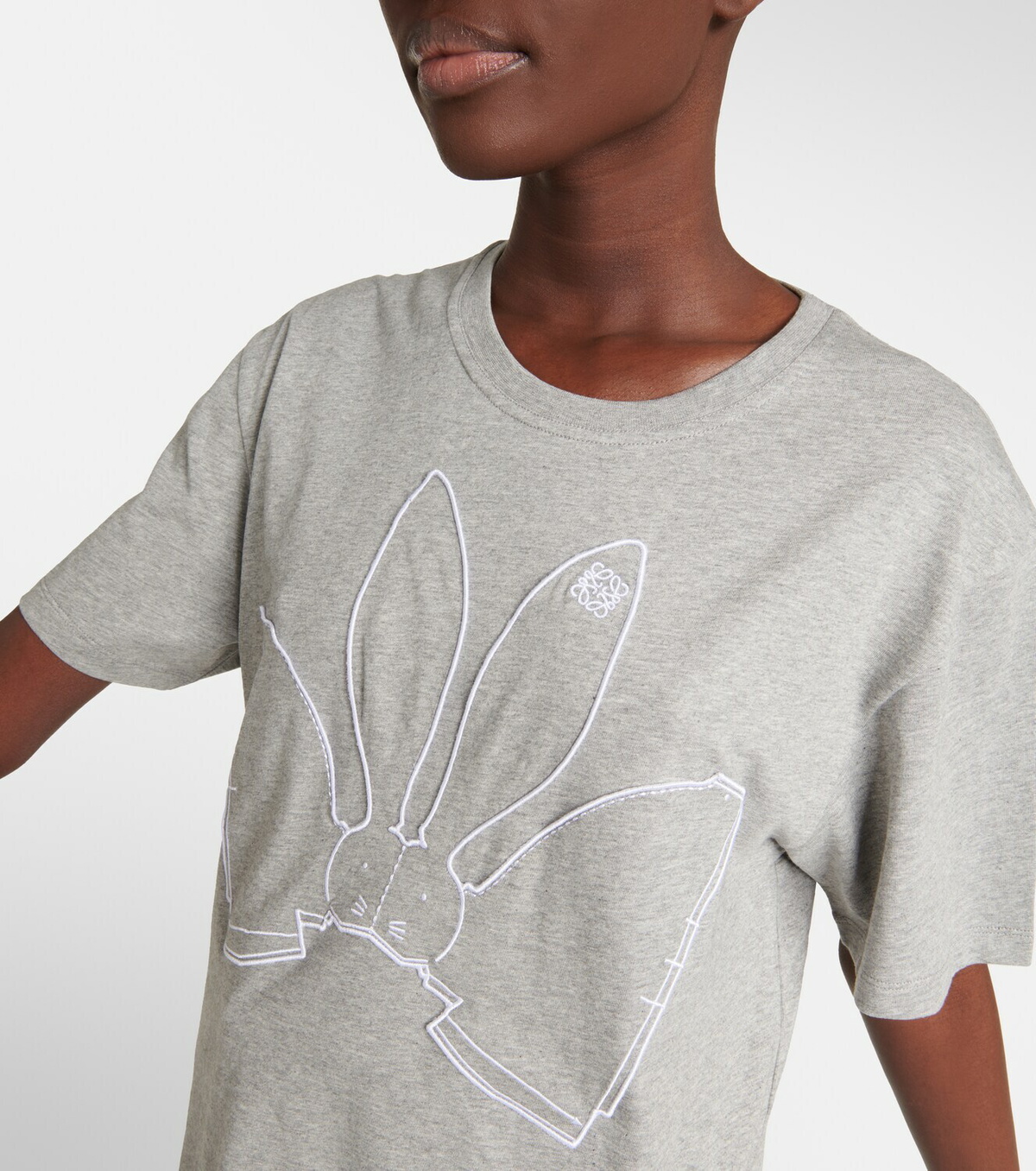 Tシャツ・カットソー Loewe Shirt Oversized fit long sleeve T-shirt in cotton White - LOEWE