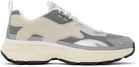 Maison Kitsuné Gray & Beige Sora Sneakers