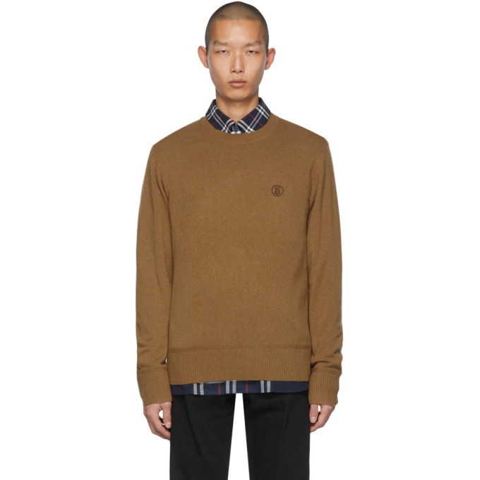 Photo: Burberry Brown Cashmere Hudson Sweater