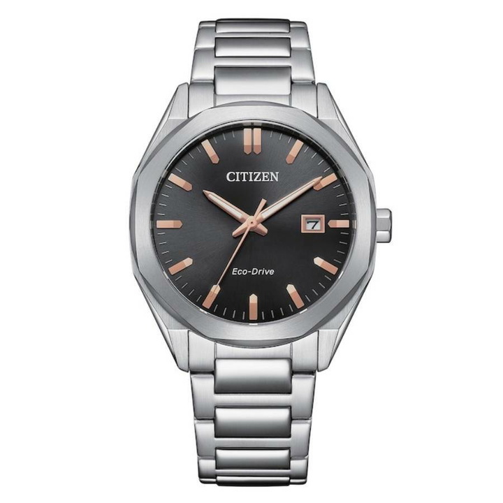 Photo: Citizen Eco-Drive Black Dial Watch BM7620-83E