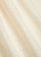 Solaqua Delilah Embroidered Cotton Mini Dress Ivory