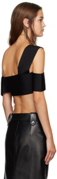 Alexander McQueen Black Bandage Tank Top