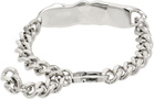 Palm Angels Silver Melted Chain Bracelet
