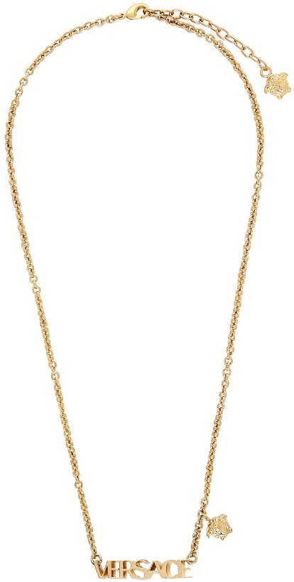 Photo: Versace Gold Logo Necklace