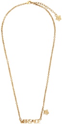 Versace Gold Logo Necklace