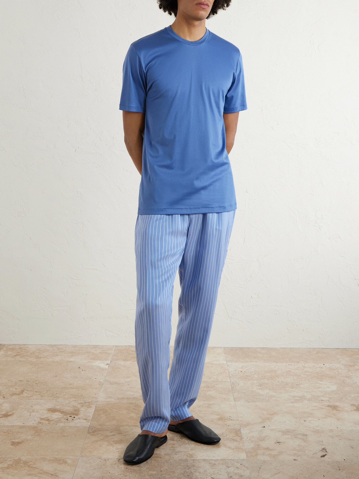 Zimmerli - Sea Island Cotton-Jersey T-Shirt - Blue